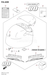 DF70A From 07003F-510001 (E01 E40)  2015 drawing ENGINE COVER (DF80A:E01)