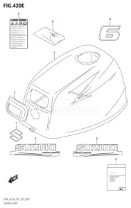 DF5A From 00503F-140001 (P01)  2021 drawing ENGINE COVER (DF6A:020)