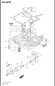 10005F-340001 (2023) 100hp E01-Gen. Export 1 (DF100C) DF100C drawing ENGINE HOLDER