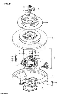 DT55 From 05502-501001-501166 ()  1985 drawing MAGNETO