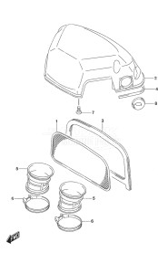 Outboard DF 225 drawing Silencer