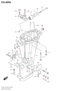 DT15A From 01504-510001 (P36-P40)  2015 drawing DRIVE SHAFT HOUSING (DT15AK:P36)