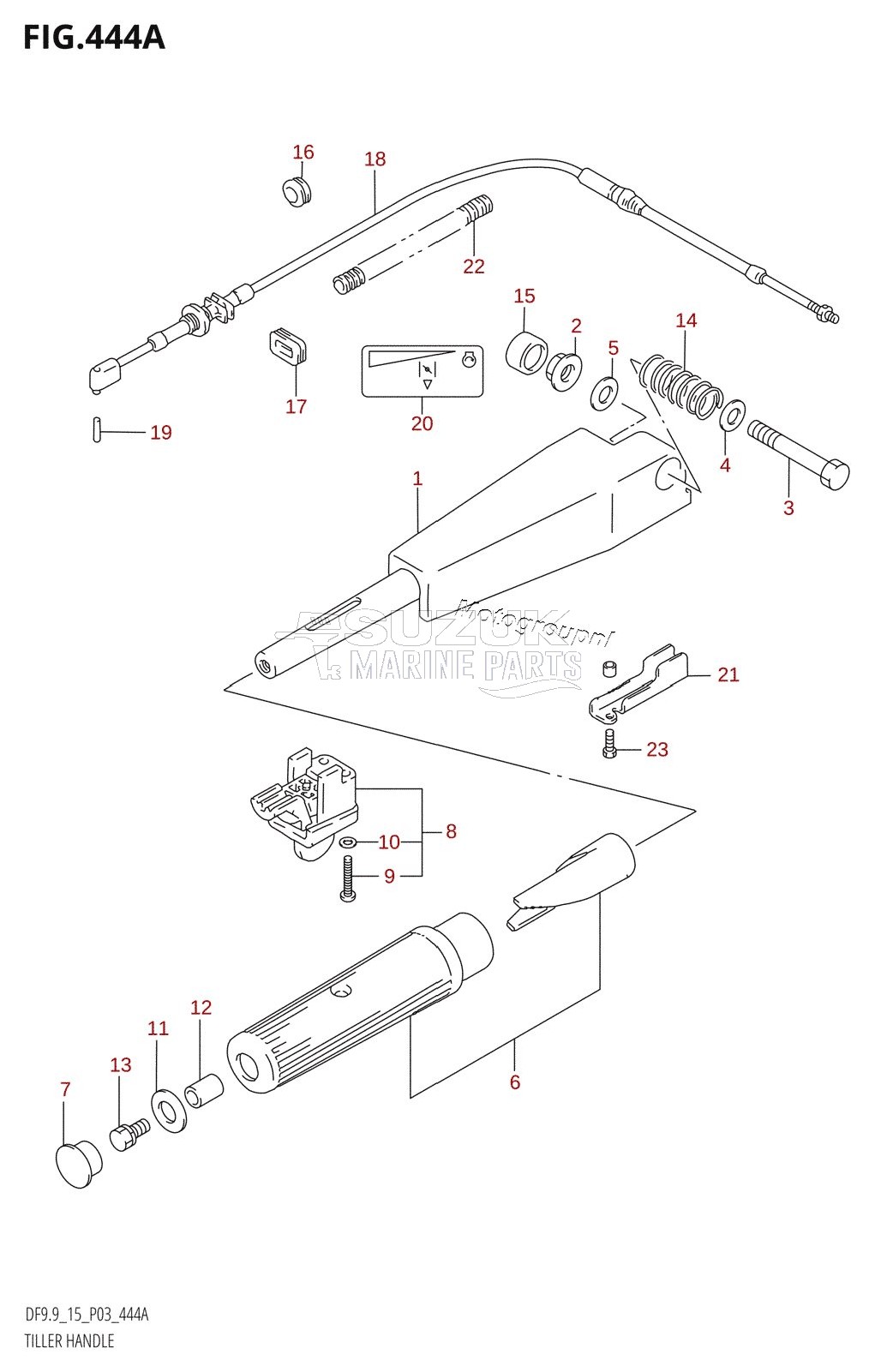 TILLER HANDLE (K4)