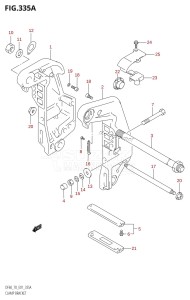 DF70 From 07001F-680001 (E01 E40)  2006 drawing CLAMP BRACKET