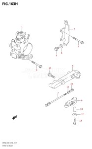 08002F-410001 (2014) 80hp E01 E40-Gen. Export 1 - Costa Rica (DF80A) DF80A drawing THROTTLE BODY (DF90A:E40)