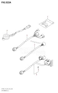 DF115Z From 11502Z-210001 (E01 E40)  2012 drawing OPT:HARNESS (1)