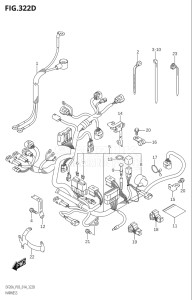 02002F-410001 (2014) 20hp P03-U.S.A (DF20A  DF20AR  DF20AT  DF20ATH) DF20A drawing HARNESS (DF9.9BTH:P03)