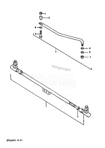 DT65 From 06502-501001-503133 ()  1985 drawing OPT : TIE ROD