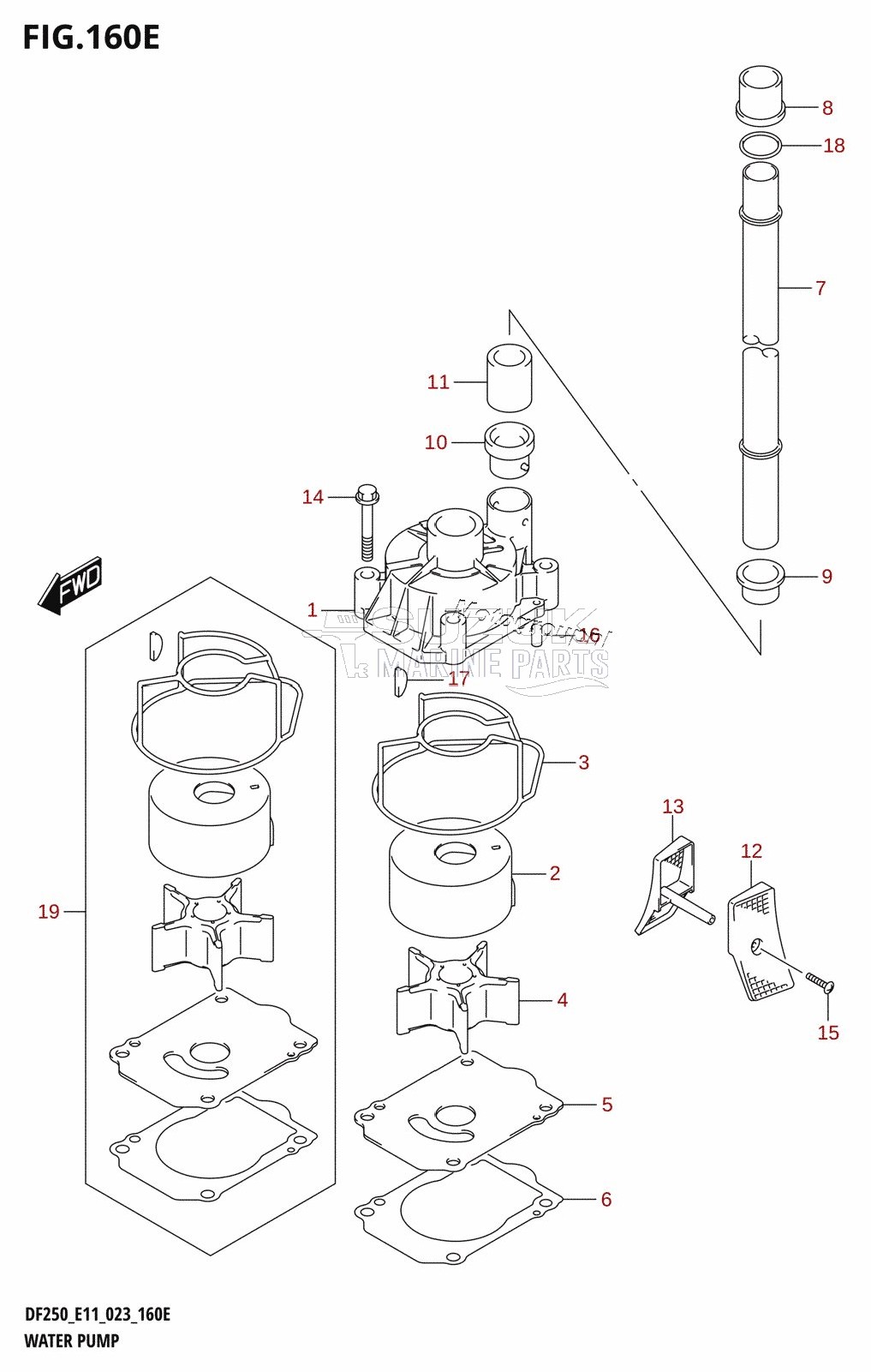 WATER PUMP (E40)