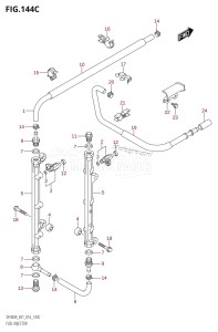 DF300A From 30002P-610001 (E01 E40)  2016 drawing FUEL INJECTOR (DF250A:E01)