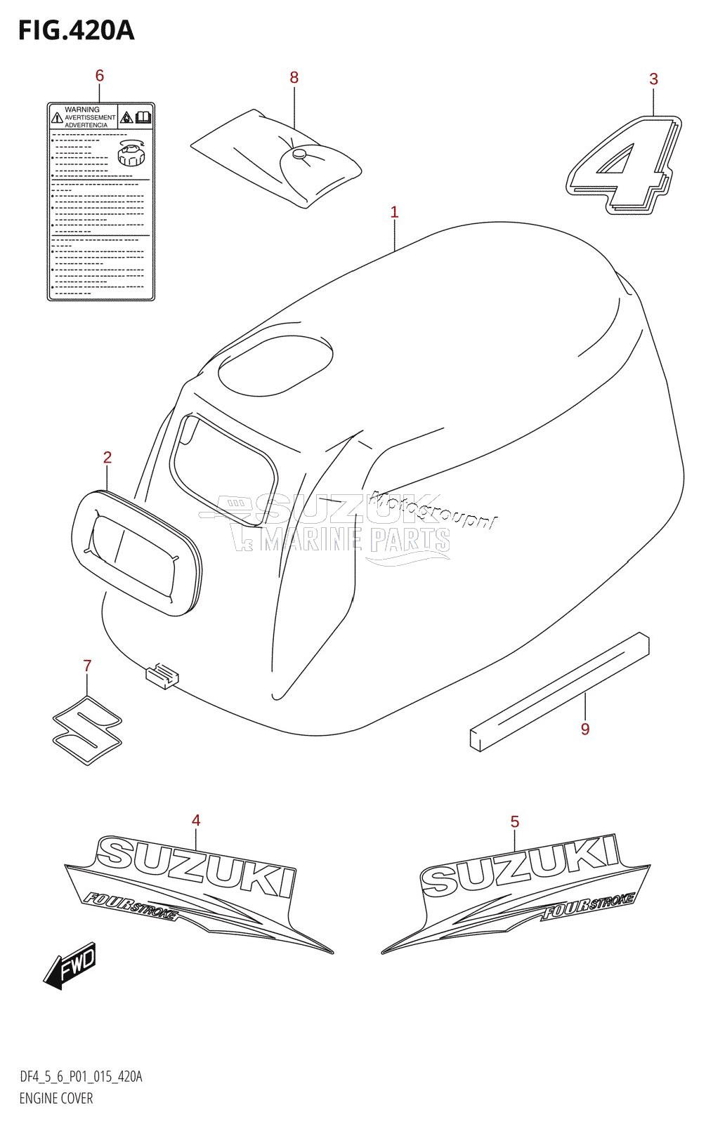 ENGINE COVER (DF4:P01)