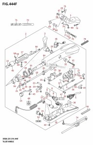 DF40A From 04004F-410001 (E34-Italy)  2014 drawing TILLER HANDLE (DF60ATH:E01)