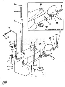 150A drawing PROPELLER-HOUSING-AND-TRANSMISSION