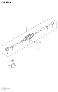 DF25 From 02503F-310001 (E03)  2013 drawing FUEL HOSE