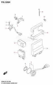 DF90A From 09003F-810001 (E01 E40)  2018 drawing PTT SWITCH /​ ENGINE CONTROL UNIT (DF100B:E40)