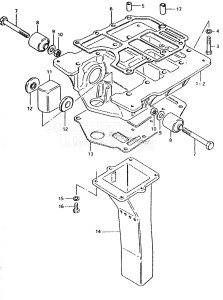 DT85 From 8501-200000 ()  1985 drawing ENGINE HOLDER