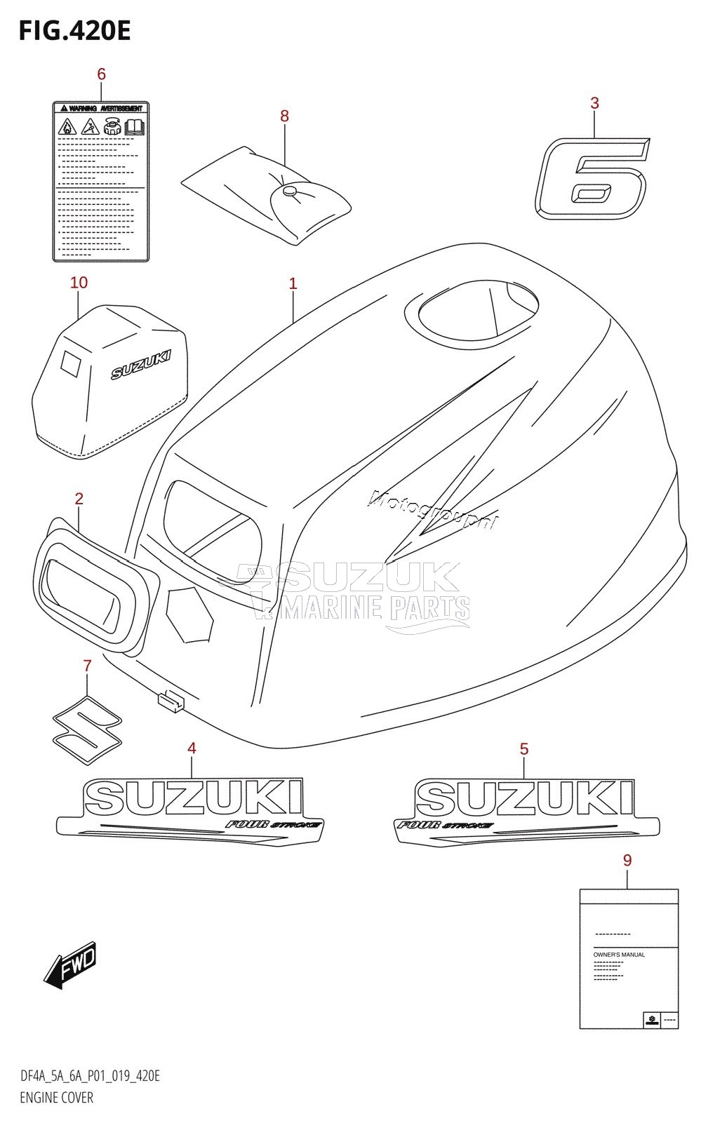 ENGINE COVER (DF6A)