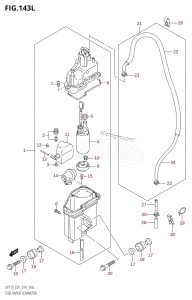 DF175T From 17502F-410001 (E01 E40)  2014 drawing FUEL VAPOR SEPARATOR (DF175TG:E01)