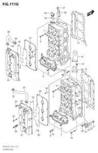 DF225T From 22503F-610001 (E01 E40)  2016 drawing CYLINDER HEAD (DF225Z:E01)