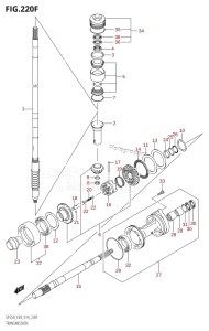 DF225Z From 22503Z-410001 (E03)  2014 drawing TRANSMISSION (DF250Z:E03)