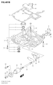 11503Z-510001 (2005) 115hp E01 E40-Gen. Export 1 - Costa Rica (DF115AZ) DF115AZ drawing ENGINE HOLDER (DF115AT:E01)