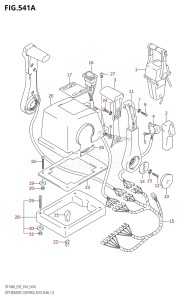 DF100A From 10003F-410001 (E03)  2014 drawing OPT:REMOTE CONTROL ASSY DUAL (1)