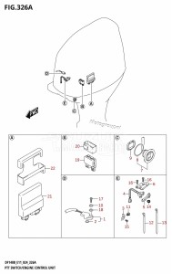 DF100C From 10005F-440001 (E01)  2024 drawing PTT SWITCH /​ ENGINE CONTROL UNIT (DF100C)