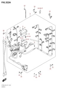 DF250A From 25003P-710001 (E03)  2017 drawing HARNESS