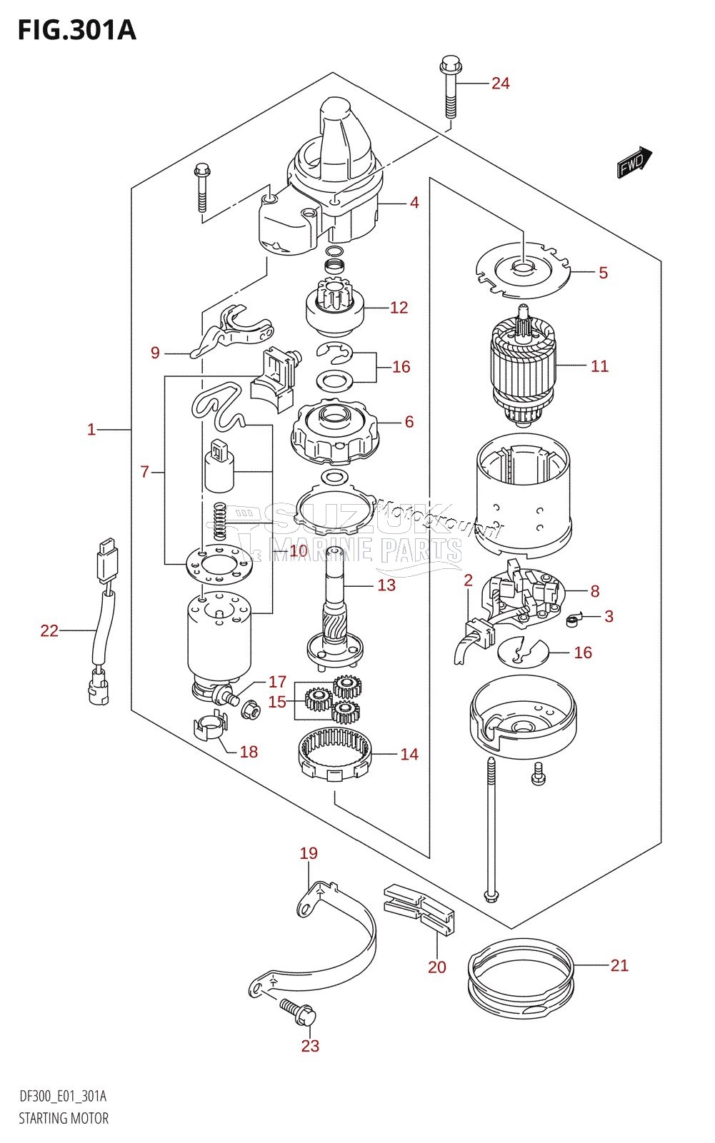 STARTING MOTOR