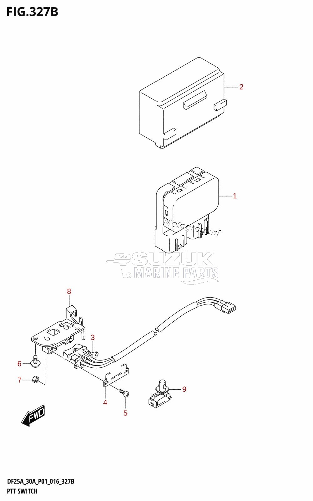 PTT SWITCH (DF25ATH:P01)