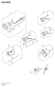 DF140BT From 14005F-340001 (E11 E40)  2023 drawing OPT:METER (E40)