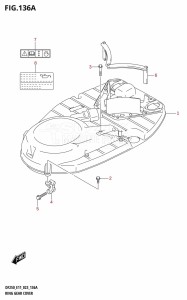 DF200Z From 20002Z-140001 (E01 E40)  2021 drawing RING GEAR COVER