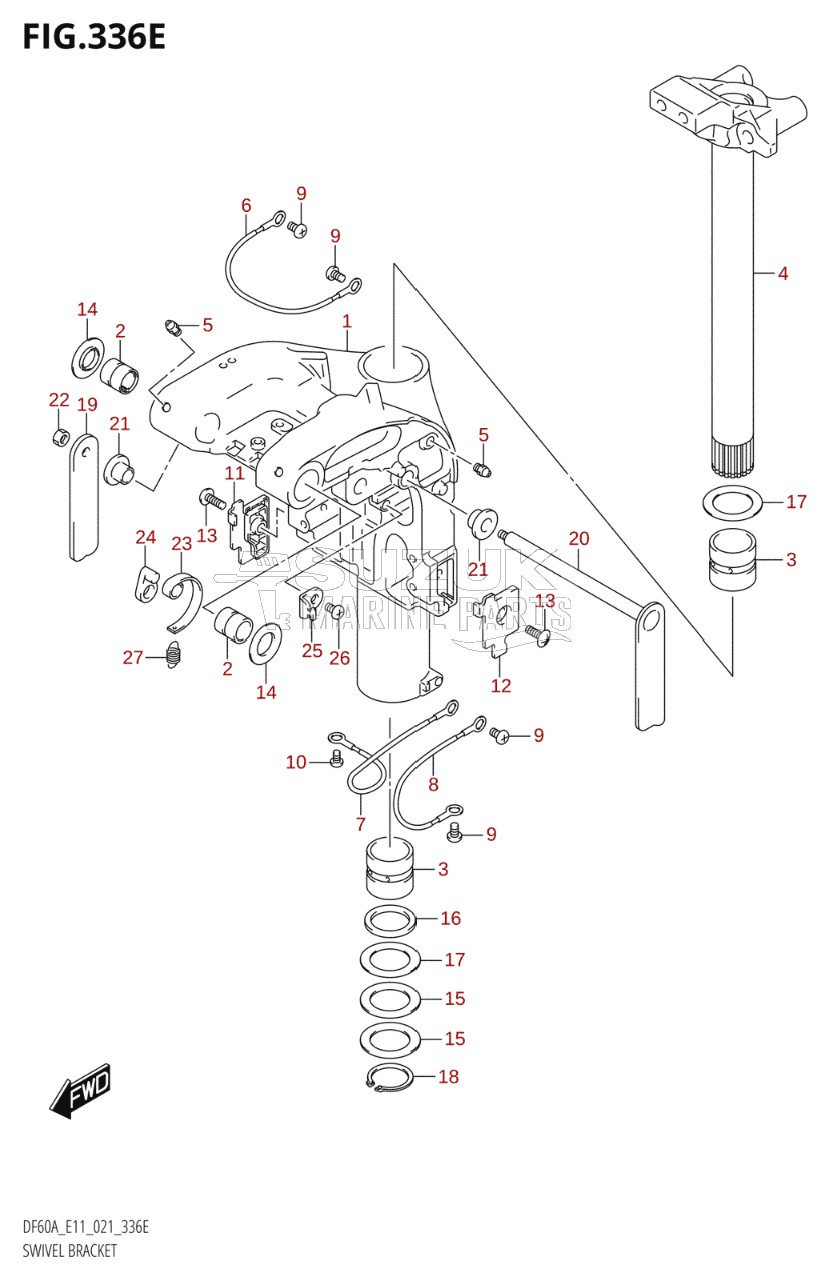 SWIVEL BRACKET (DF60ATH)