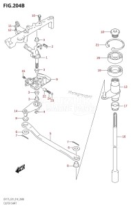 DF150ZG From 15002Z-410001 (E40)  2014 drawing CLUTCH SHAFT (DF150T:E40)