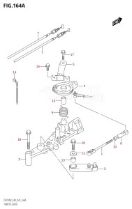 DF250WT From 25005F-440001 (E40)  2024 drawing THROTTLE ROD