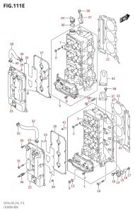 DF200Z From 20002Z-610001 (E03)  2016 drawing CYLINDER HEAD (DF250T:E03)