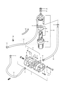 DT 30c drawing Fuel Pump (1988 to 1994)