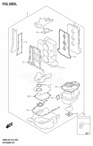 DF50A From 05003F-210001 (E01)  2012 drawing OPT:GASKET SET (DF60ATH:E40)