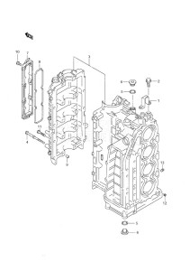 DF 140 drawing Cylinder Block