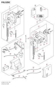 DF140AZ From 14003Z-610001 (E11 E40)  2016 drawing OPT:KEY LESS START (DF115AZ:E11)