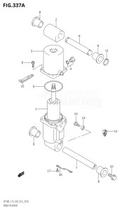 10002F-210001 (2012) 100hp E03-USA (DF100T) DF100 drawing TRIM CYLINDER