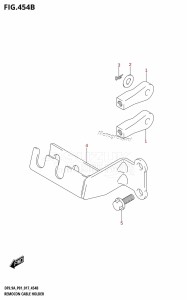 DF8A From 00801F-710001 (P01)  2017 drawing REMOCON CABLE HOLDER (DF9.9AR:P01)