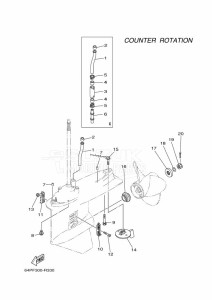 LF150B-GRAPHIC-SET drawing PROPELLER-HOUSING-AND-TRANSMISSION-4