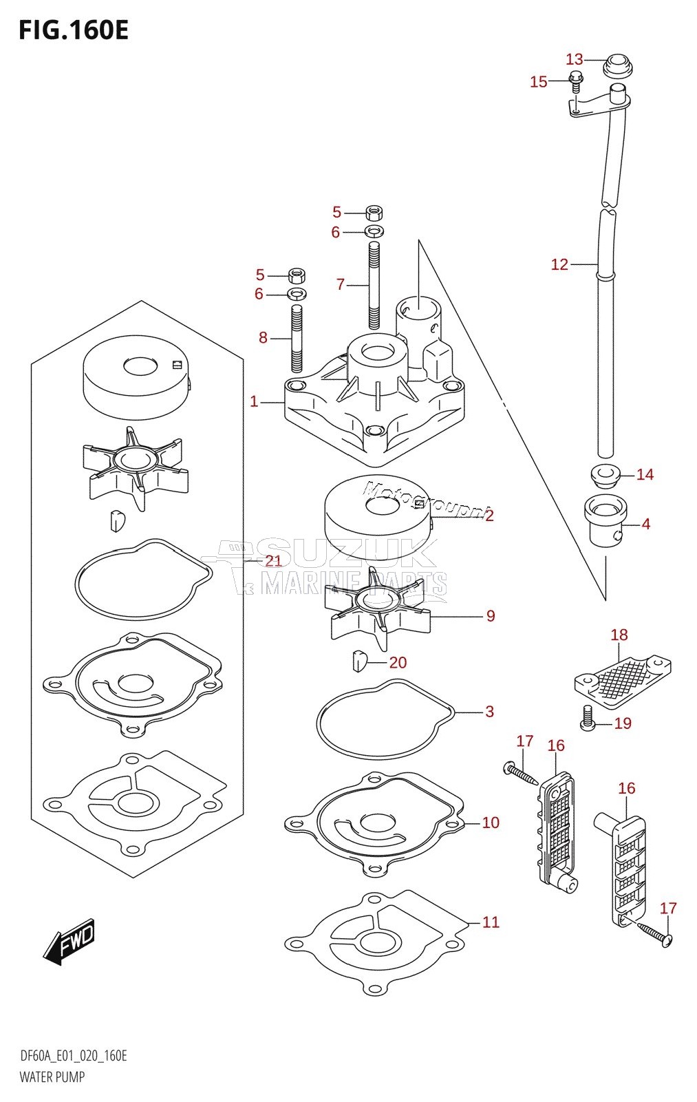 WATER PUMP (DF60ATH:E01)