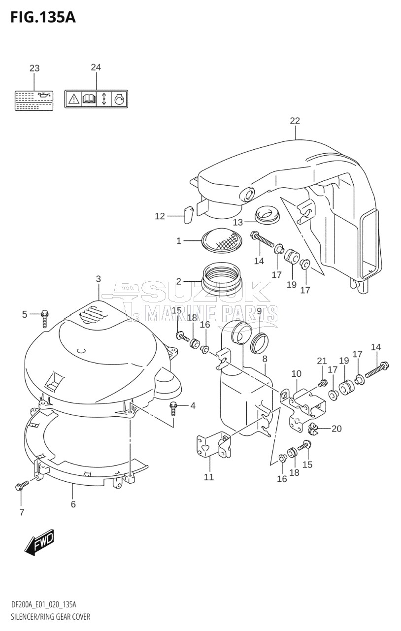 SILENCER / RING GEAR COVER