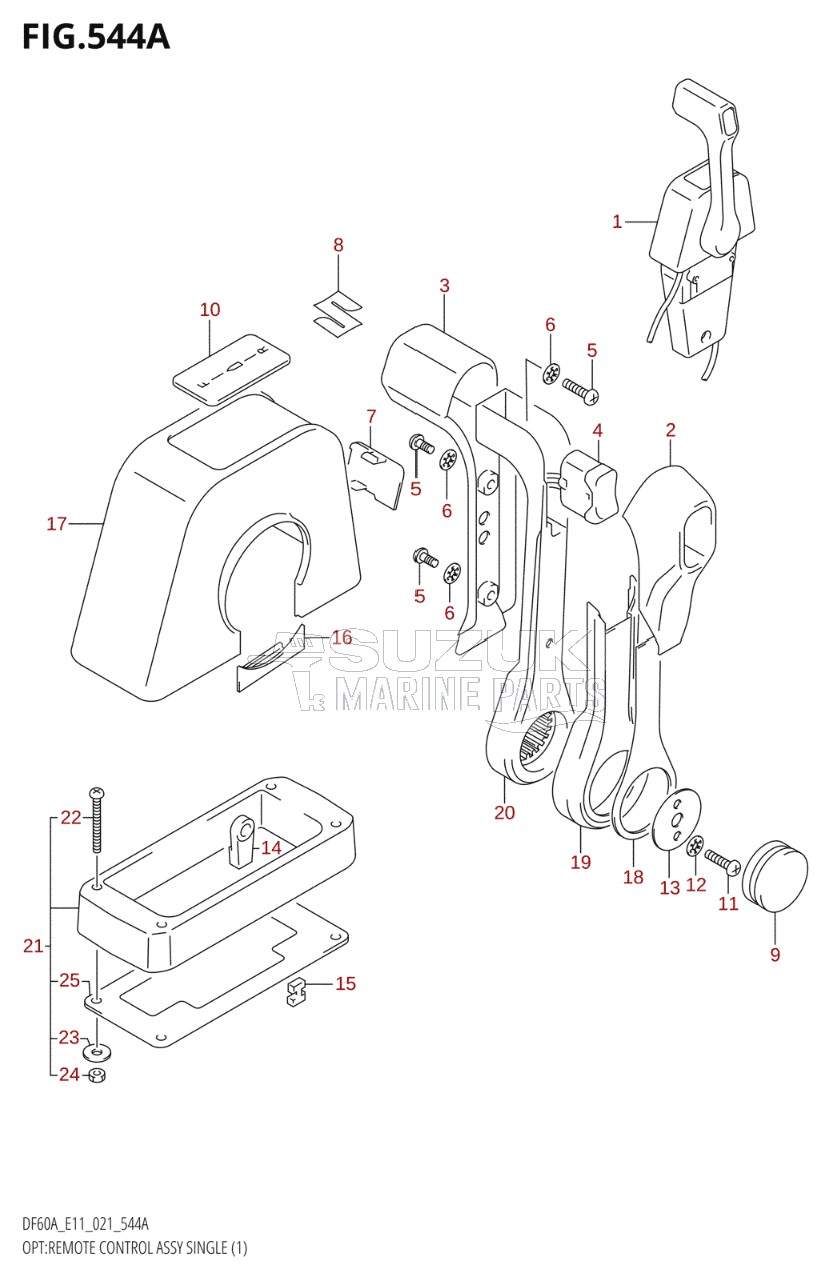 OPT:REMOTE CONTROL ASSY SINGLE (1)