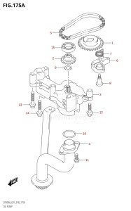 DF300A From 30002P-810001 (E01 E40)  2018 drawing OIL PUMP