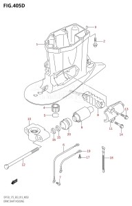 DF150Z From 15002Z-310001 (E03)  2013 drawing DRIVE SHAFT HOUSING (DF175Z:E03)