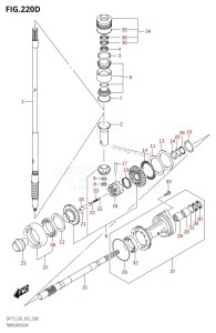 DF150ZG From 15002Z-510001 (E03)  2015 drawing TRANSMISSION (DF150ZG:E03)