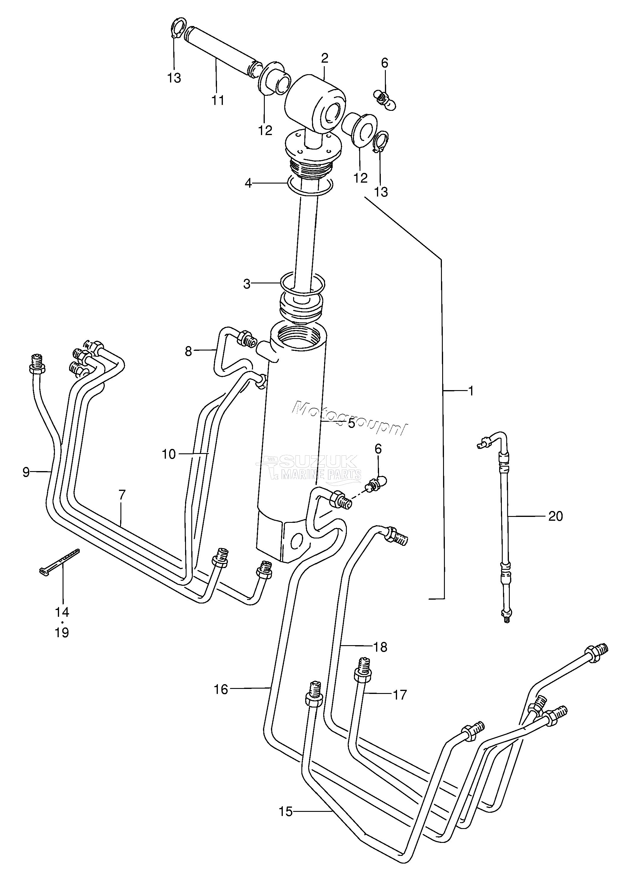 TILT CYLINDER (TC,WT ~MODEL:94)